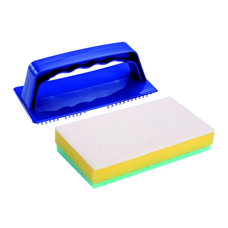 HAPPY HOME BRUSH 20-0187-11 BLUE SPONGE/ SCOURING PAD HOUSEHOLD